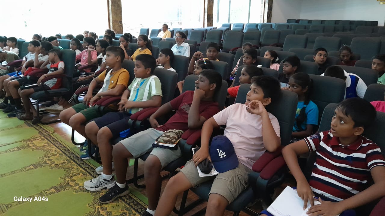 On July 17, 2025, the Lanka Mangrove Museum conducted a special awareness programme focused on the growing environmental concern of microplastics. The session was organized for the primary students of Ch/ Vijaya Maha Vidyalaya, Chilaw, with the aim of educating young minds about the dangers posed by microplastic pollution and its impact on marine ecosystems.