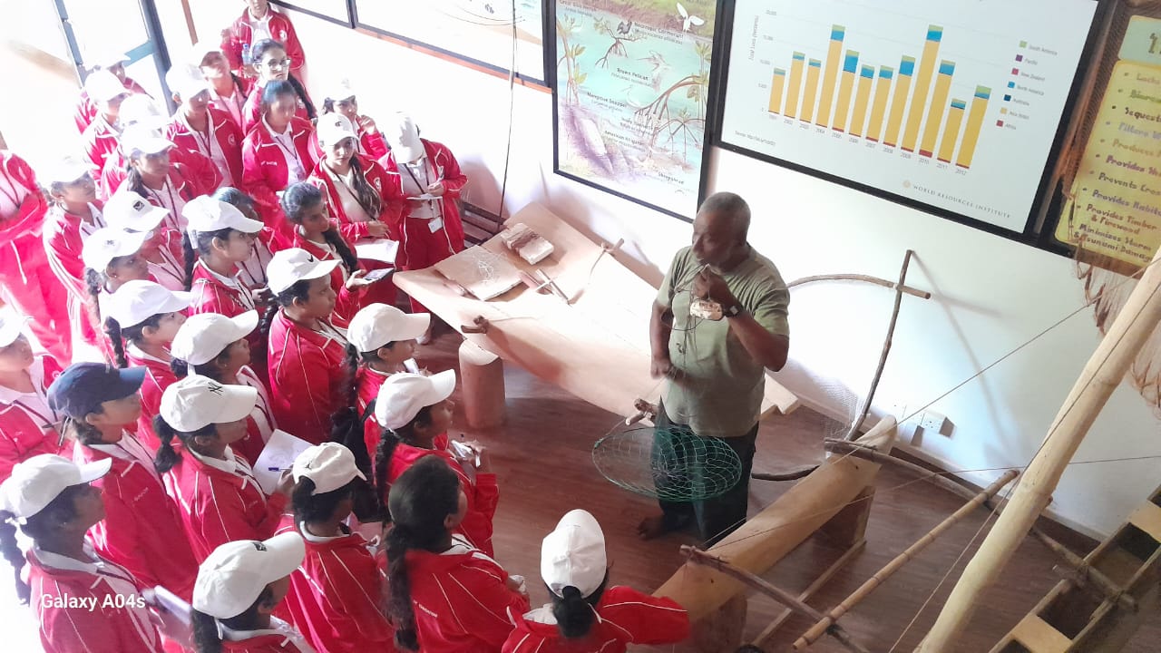 On 9th September 2025, a group of teachers from Siyane National College of Education, Veyangoda visited the Lanka Mangrove Museum and Learning Center to participate in a special awareness programme on mangrove ecosystems.