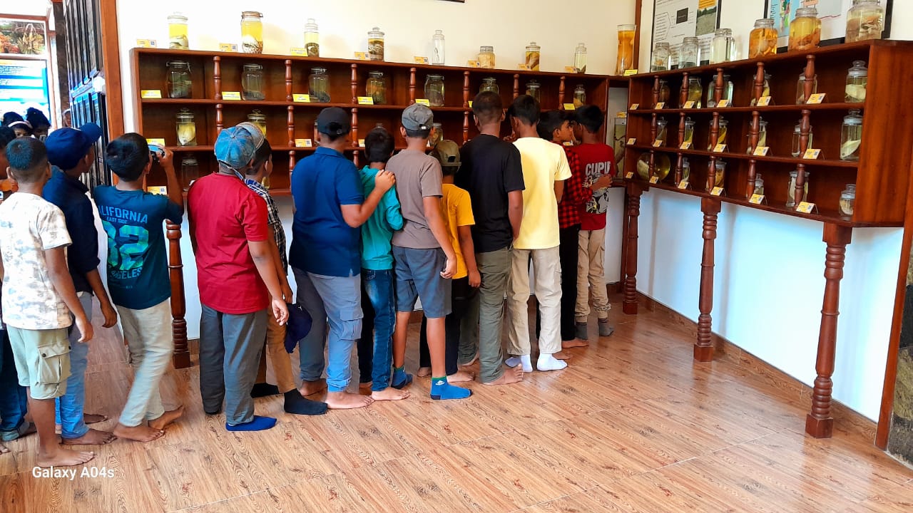 Students from Horombawa Maha Vidyalaya