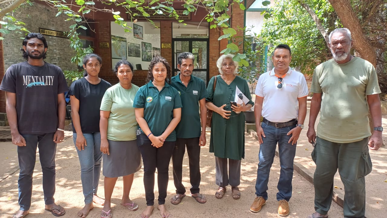 Seacology and RDA Representatives Visit Lanka Mangrove Museum and Learning Center