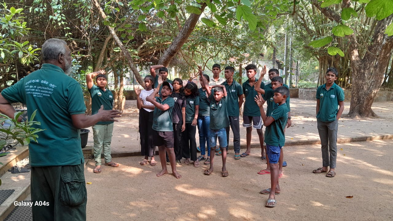 This initiative highlighted the commitment of the “Together With Mangroves” Children and Youth Environmental Society to protecting and supporting the Museum’s work. By actively engaging in volunteer service, the young environmentalists demonstrated leadership, responsibility, and a strong sense of stewardship toward mangrove conservation and community-based environmental protection.