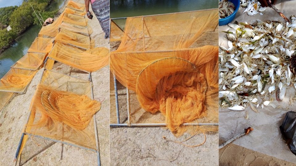 වර්තමානය වන විට විවිධ හේතු නිසා අප ධීවර පරිසරය විනාශ වෙමින් පවතී. එයට යම් ලෙසකින් මෙම ධීවර ආම්පන්නවල අස්ථාවර ප්‍රමිතිය ද බලපා ඇත. අපගේ අවශ්‍යතාවය අනුව මත්ස්‍ය විශේෂ, ඉස්සන් විශේෂ සහ කකුළුවන් විශේෂ ආහාර සඳහා අවශ්‍ය වුවත් මෙම හිත කර ආම්පන්න වලින් බැහැර වී අප විසින් සාදා ගෙන ඇති කූඩු දැල් (කල්පිටිය කළපුව) නිසා විශාල වශයෙන් කුඩා ඉස්සන්, මත්ස්‍යයින් වැනි සියලු සම්පත් අද වන විට විනාශ වෙමින් පවතී. මෙම තත්වය මත නොගැඹුරු දියේ ධීවර කර්මාන්තය හෙට දවසේ අනාරක්ෂිතය. එය අප සිතා බැලිය යුතු කරුණකි.