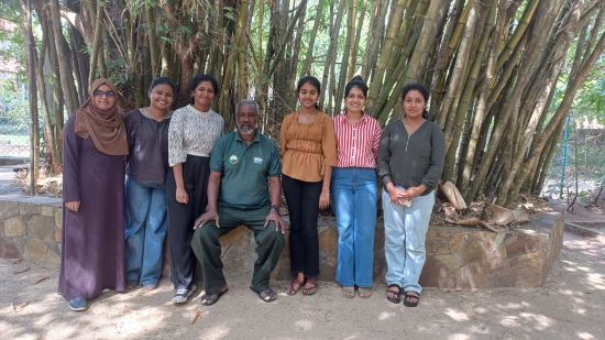 On 5th January 2025, six students from the University of Sri Jayewardenepura, who are studying Urban and Aquatic Bio-Resources, visited the Lanka Mangrove Museum & Learning Center (LMM&LC) to collect data for their academic research.