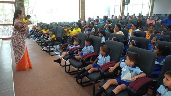 On 12th March 2026, another group of six preschool children from the Chilaw Pradeshiya Sabha area visited the Lanka Mangrove Museum and Learning Center as part of their early environmental learning journey. During their visit, the young learners had the opportunity to observe the museum exhibits and gain a simple understanding of mangrove ecosystems and their importance in protecting coastal environments. The visit aimed to introduce children to nature at an early age and encourage curiosity about the environment. Such visits play an important role in nurturing environmental awareness and love for nature among young children, helping them grow into future guardians of the environment.