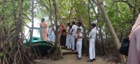 Students from Grades 4, 5, 10, and 11 of Madampe Muslim School visited the Lanka Mangrove Museum and Learning Center for an educational programme. During their visit, the students explored the museum exhibits, learned about the importance of mangrove ecosystems, biodiversity conservation, and environmental protection.