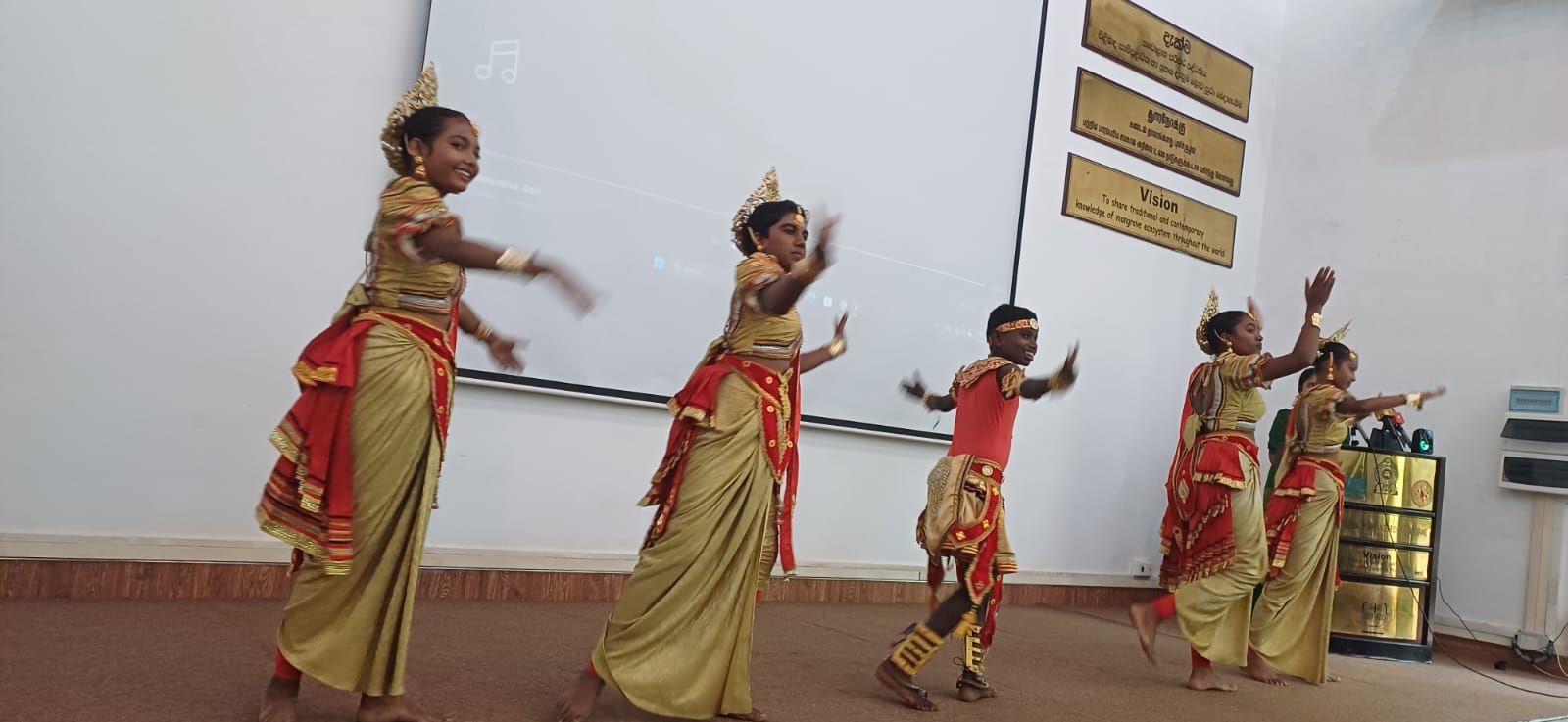 On 01 August 2026, the Lanka Mangrove Museum and Learning Center proudly celebrated World Mangrove Day, bringing together environmental experts, government representatives, students, and community members to raise awareness of the importance of mangrove conservation. The celebration commenced with a vibrant traditional dance performance by the "Together with Mangroves" Children's Society, followed by a heartfelt rendition of the song "Meka Sonduru Lokayak" by the children, inspiring everyone to appreciate and protect the natural environment.
