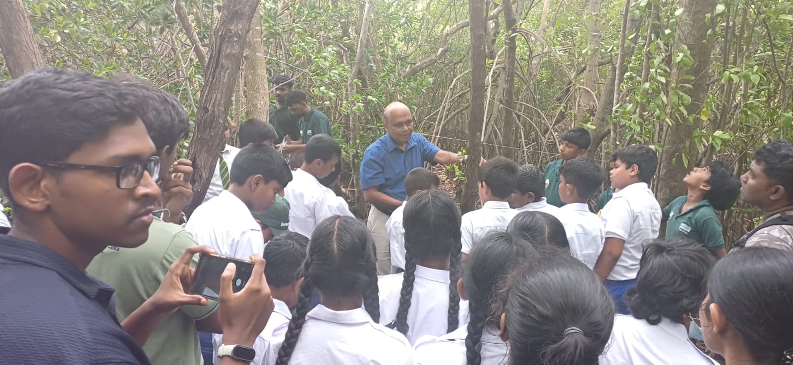 On 01 August 2026, the Lanka Mangrove Museum and Learning Center proudly celebrated World Mangrove Day, bringing together environmental experts, government representatives, students, and community members to raise awareness of the importance of mangrove conservation. The celebration commenced with a vibrant traditional dance performance by the "Together with Mangroves" Children's Society, followed by a heartfelt rendition of the song "Meka Sonduru Lokayak" by the children, inspiring everyone to appreciate and protect the natural environment.