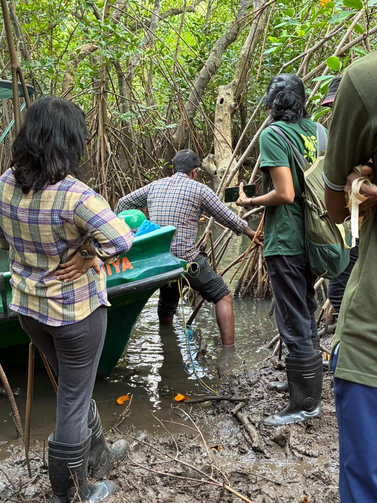On 3 September 2026, a research team from the University of Kelaniya, led by Dr. Wasana de Silva, conducted a field research programme in the mangrove ecosystem of Pambala, Chilaw, Sri Lanka. The research team carried out field-based investigations within the mangrove environment, focusing on understanding the ecological characteristics and importance of this valuable coastal ecosystem. Field research of this nature provides important scientific information that contributes to a better understanding of mangrove ecosystems and supports their effective conservation and sustainable management.