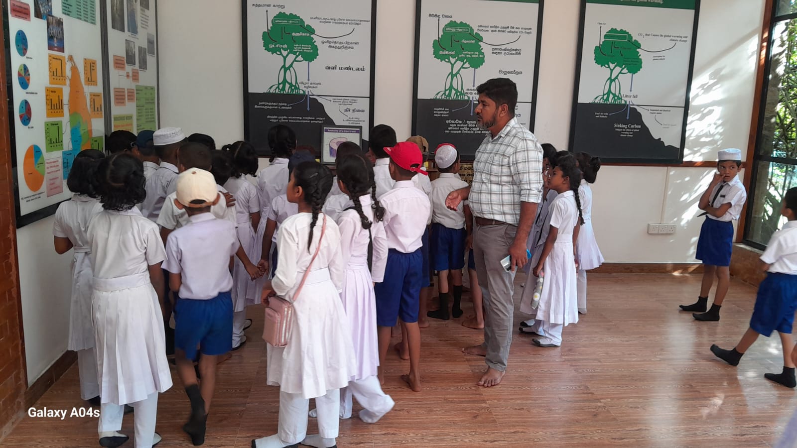 Students from Kuliyapitiya Muslim Vidyalaya Visit the Lanka Mangrove Museum Learning Center