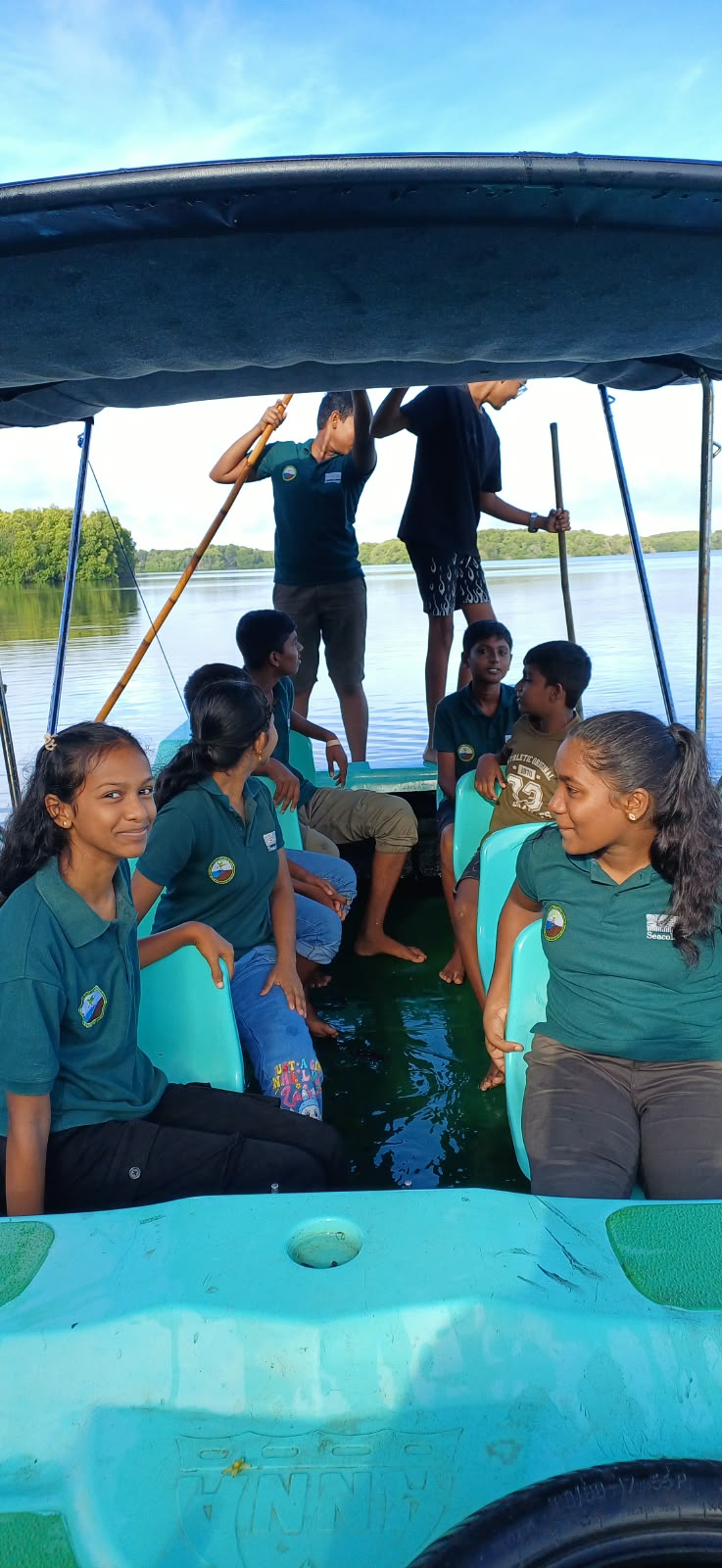 Today, the young nature enthusiasts of the “Kadolana Samaga Api” Children's Society enjoyed an educational visit to the lagoon, experiencing the beauty and importance of mangrove ecosystems firsthand.