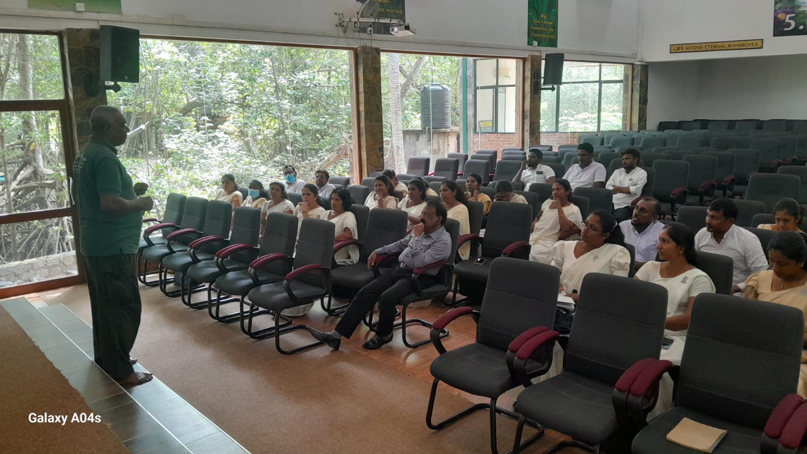 Discussion on Mangrove Conservation with Grama Niladhari Officers from the Madampe Divisional Secretariat